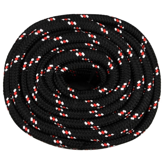 Vidaxl boottouw 20 mm 50 m polypropyleen zwart