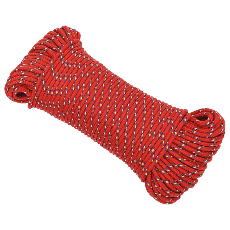 Load image into Gallery viewer, Vidaxl boottouw 4 mm 25 m polypropyleen rood
