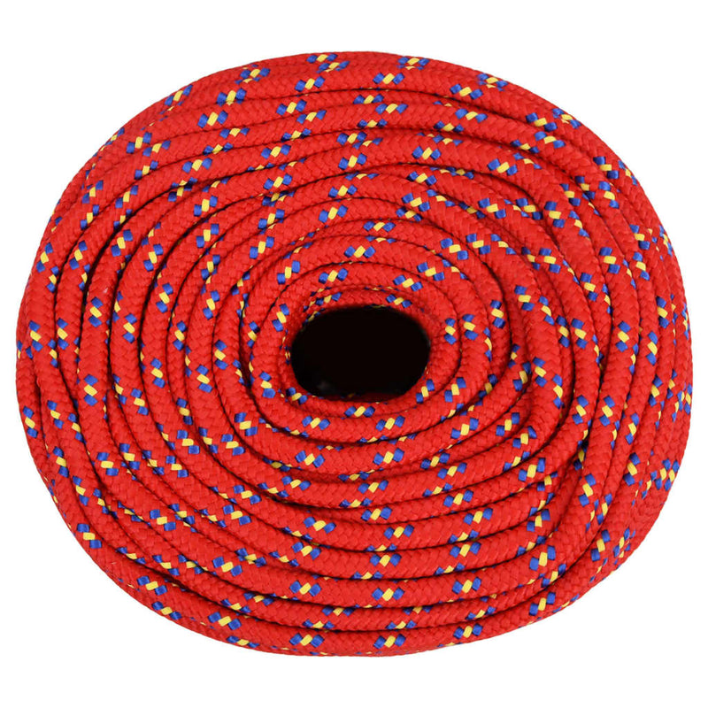 Load image into Gallery viewer, Vidaxl boottouw 6 mm 25 m polypropyleen rood

