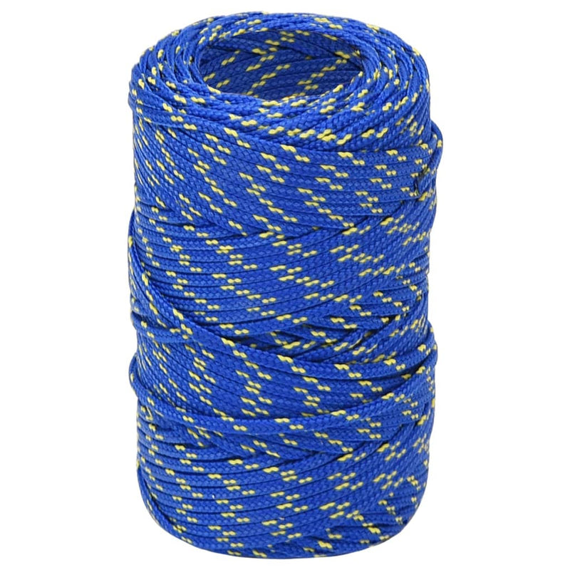 Load image into Gallery viewer, Vidaxl boottouw 2 mm 250 m polypropyleen blauw
