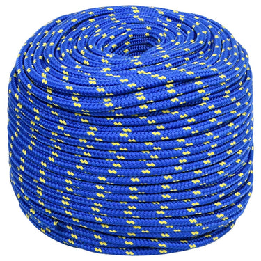 Vidaxl boottouw 6 mm 25 m polypropyleen blauw