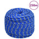 Vidaxl boottouw 8 mm 250 m polypropyleen blauw