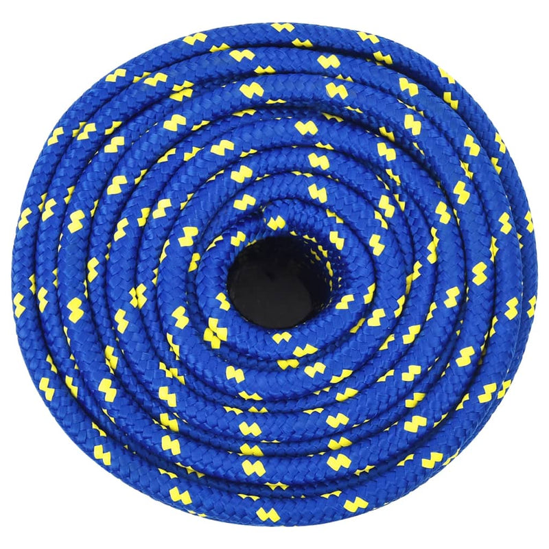 Load image into Gallery viewer, Vidaxl boottouw 12 mm 25 m polypropeen blauw
