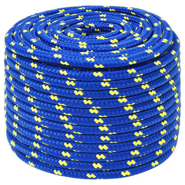 Vidaxl boottouw 14 mm 100 m polypropeen blauw