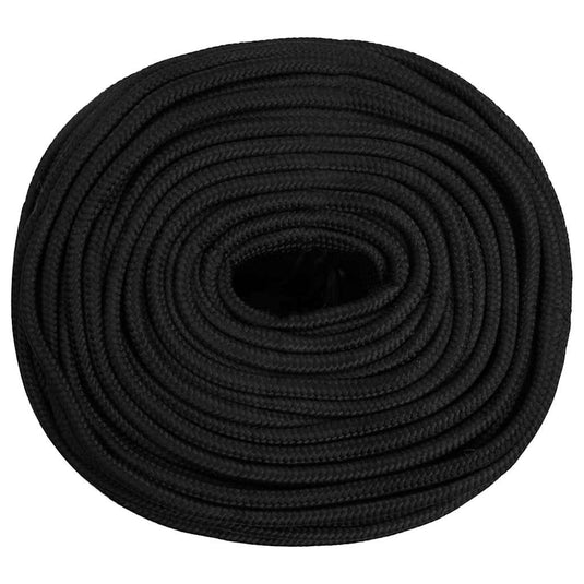 Vidaxl boottouw 6 mm 500 m polypropeen zwart