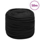 Vidaxl boottouw 8 mm 50 m polypropeen zwart