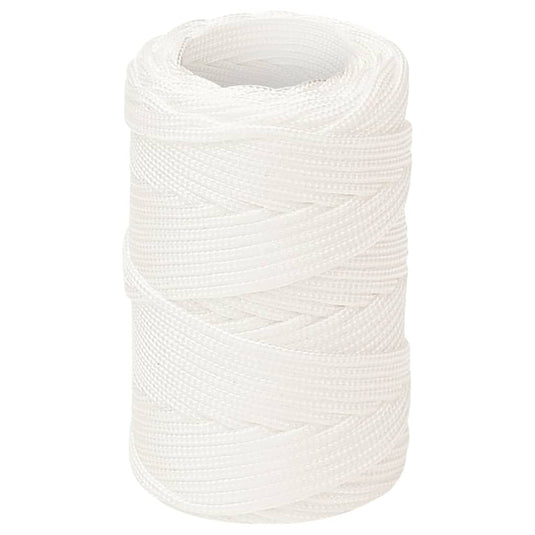 Vidaxl boottouw 2 mm 100 m polypropyleen volwit