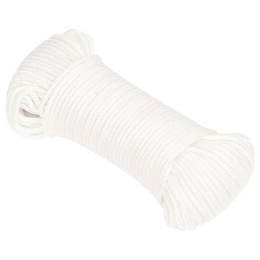 Vidaxl boottouw 4 mm 500 m polypropyleen volwit