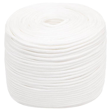 Vidaxl boottouw 6 mm 100 m polypropyleen volwit