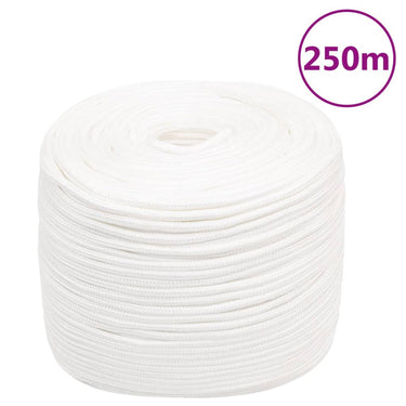 Vidaxl boottouw 8 mm 250 m polypropyleen volwit