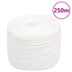 Vidaxl boottouw 8 mm 250 m polypropyleen volwit