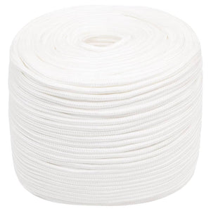 Vidaxl boottouw 10 mm 25 m polypropyleen volwit