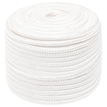 Vidaxl boottouw 12 mm 100 m polypropyleen volwit