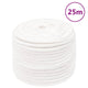 Vidaxl boottouw 14 mm 25 m polypropyleen volwit