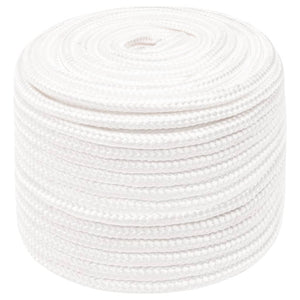 Vidaxl boottouw 14 mm 25 m polypropyleen volwit
