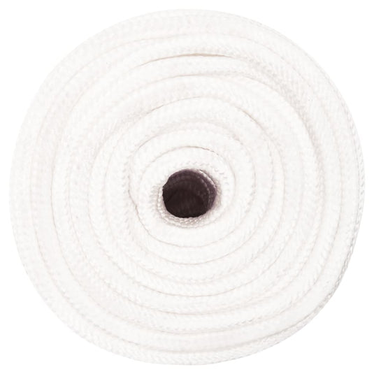 Vidaxl boottouw 14 mm 25 m polypropyleen volwit