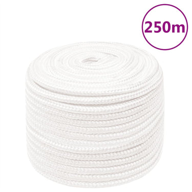 Vidaxl boottouw 14 mm 250 m polypropyleen volwit