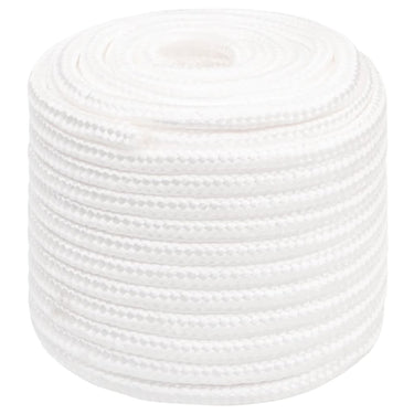 Vidaxl boottouw 16 mm 50 m polypropyleen volwit