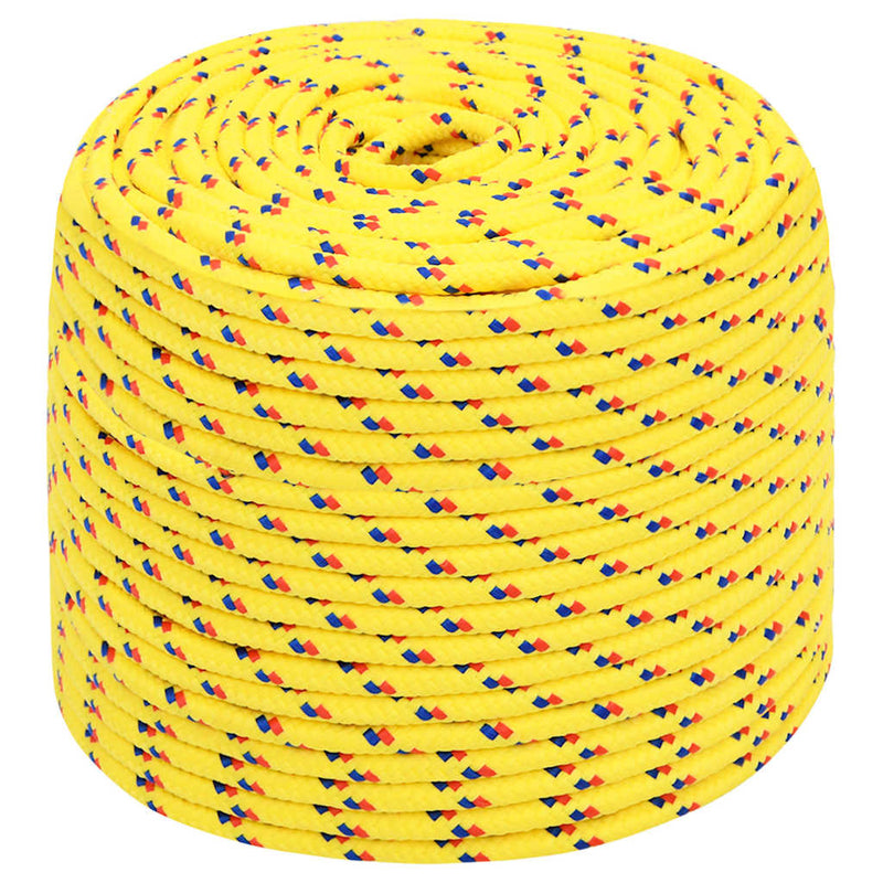Load image into Gallery viewer, Vidaxl boottouw 6 mm 500 m polypropyleen geel
