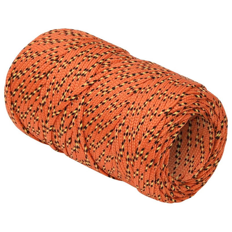 Load image into Gallery viewer, Vidaxl boottouw 2 mm 250 m polypropyleen oranje
