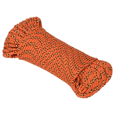 Vidaxl boottouw 5 mm 100 m polypropyleen oranje