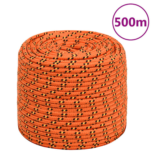 Vidaxl boottouw 6 mm 500 m polypropyleen oranje