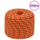 Vidaxl boottouw 12 mm 250 m polypropyleen oranje