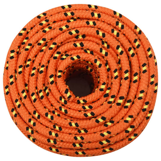 Vidaxl boottouw 12 mm 250 m polypropyleen oranje
