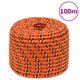 Vidaxl boottouw 14 mm 100 m polypropyleen oranje