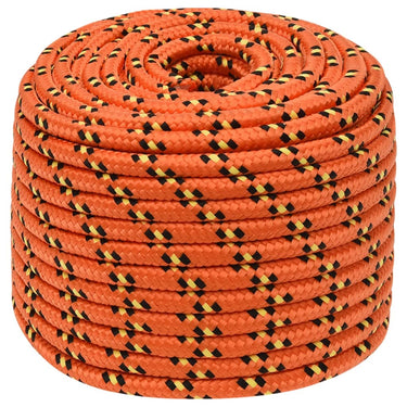 Vidaxl boottouw 14 mm 250 m polypropyleen oranje