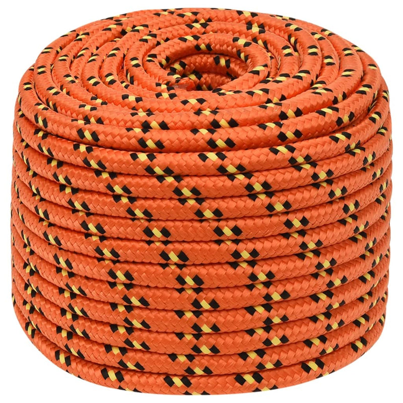 Load image into Gallery viewer, Vidaxl boottouw 14 mm 250 m polypropyleen oranje
