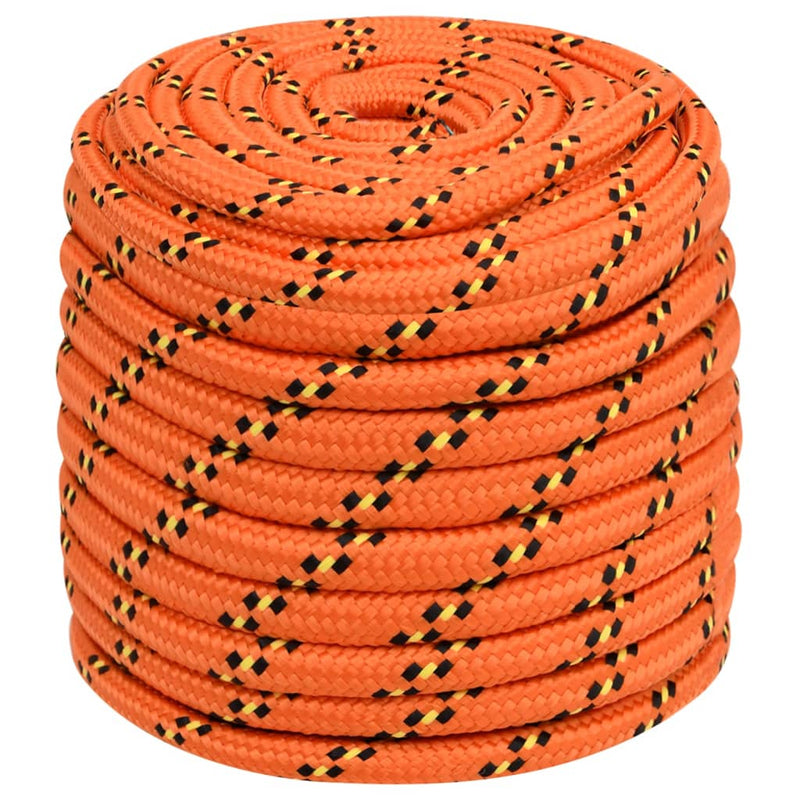 Load image into Gallery viewer, Vidaxl boottouw 16 mm 100 m polypropyleen oranje

