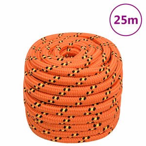 Vidaxl boottouw 20 mm 25 m polypropyleen oranje