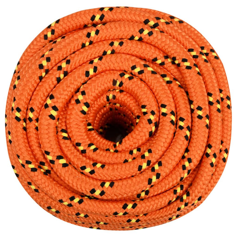 Load image into Gallery viewer, VidaXL Boottouw 20 mm 25 m polypropyleen oranje
