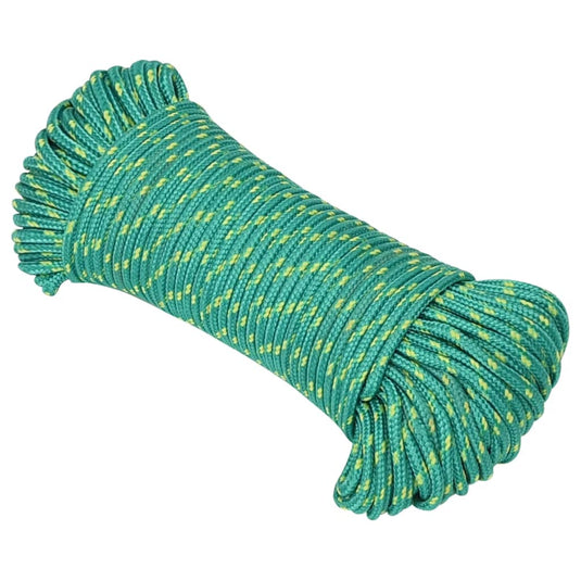 Vidaxl boottouw 5 mm 500 m polypropyleen groen