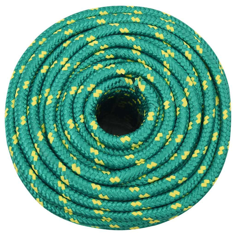 Load image into Gallery viewer, Vidaxl boottouw 12 mm 50 m polypropyleen groen
