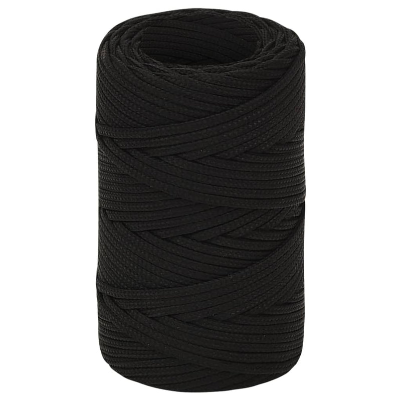 Load image into Gallery viewer, Vidaxl werktouw 2 mm 250 m polyester zwart
