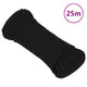 Vidaxl werktouw 4 mm 25 m polyester zwart