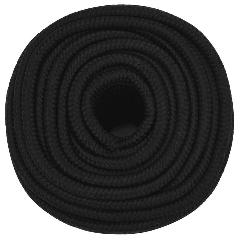 Load image into Gallery viewer, Vidaxl werktouw 12 mm 25 m polyester zwart
