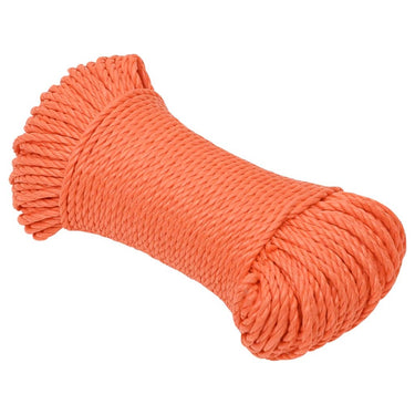 Vidaxl werktouw 3 mm 250 m polypropeen oranje