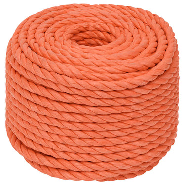 Vidaxl werktouw 14 mm 50 m polypropeen oranje
