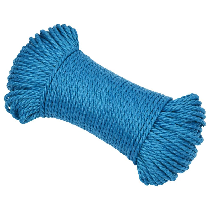 Load image into Gallery viewer, Vidaxl werktouw 3 mm 250 m polypropeen blauw
