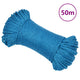 Vidaxl werktouw 8 mm 50 m polypropeen blauw
