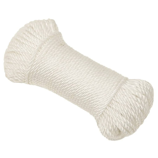 Vidaxl werktouw 6 mm 25 m polypropeen wit