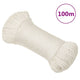 Vidaxl werktouw 8 mm 100 m polypropeen wit