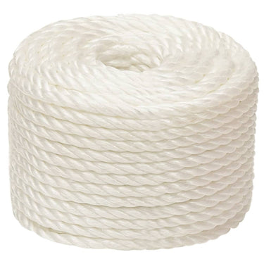 Vidaxl werktouw 24 mm 50 m polypropeen wit