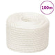 Vidaxl werktouw 24 mm 100 m polypropeen wit