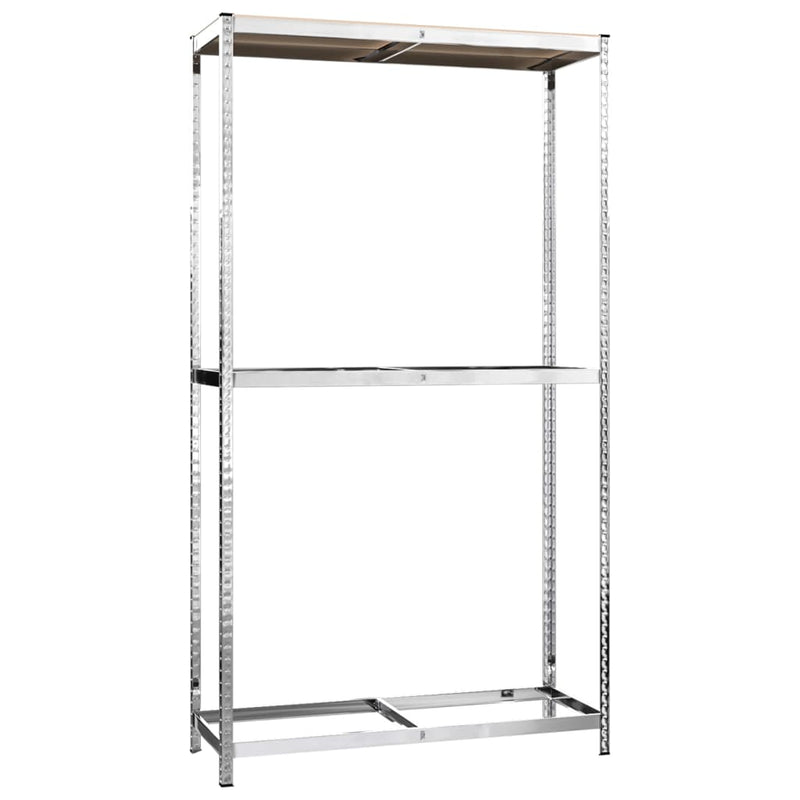 Load image into Gallery viewer, Vidaxl bandenrek 2-laags 110x40x180 cm staal zilverkleurig
