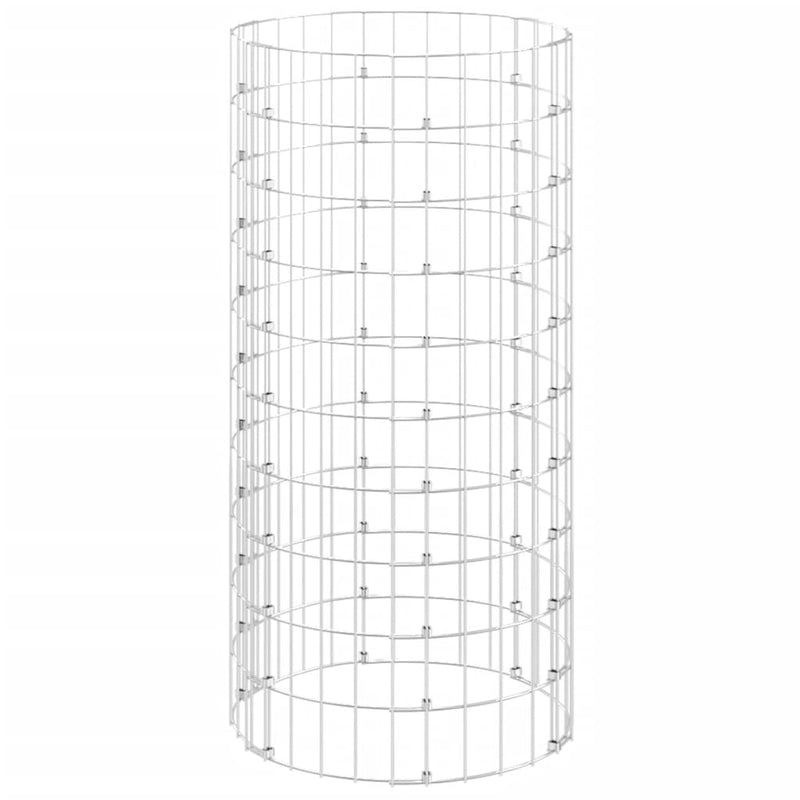 Load image into Gallery viewer, Vidaxl compostbak ø50x100 cm gegalvaniseerd staal
