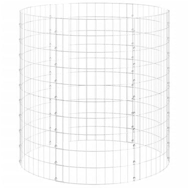 Vidaxl compostbak ø100x100 cm gegalvaniseerd staal